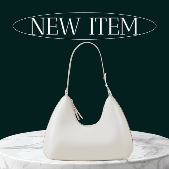 Handbags - Cute white faux leather shoulder bag